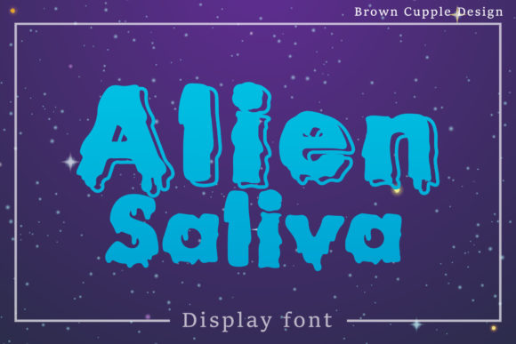 Alien Saliva Font for Web Design