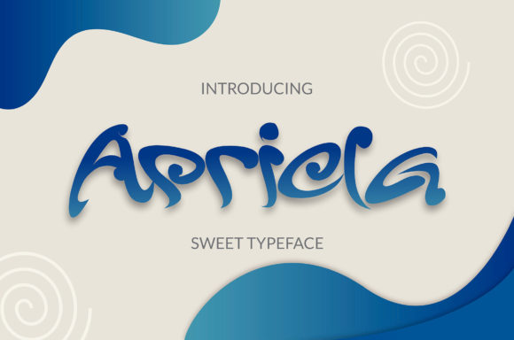 Apriela: A Chic Display Font for Creative Projects