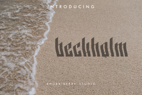 Beckholm Font for Bold Branding