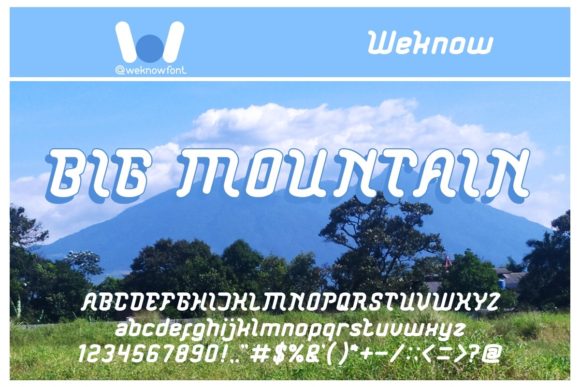 Big Mountain Font for Bold Branding