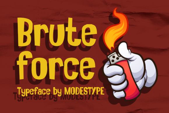 Brute Force Font for Bold Web Design