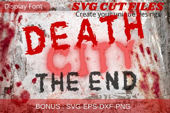 Death City Font for Bold Branding