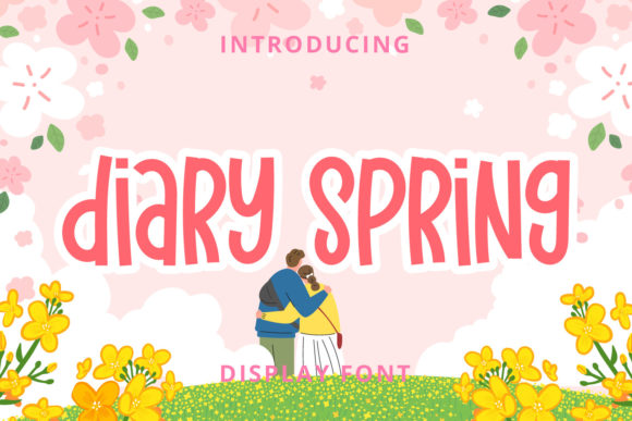 Diary Spring Font for Creative Projects