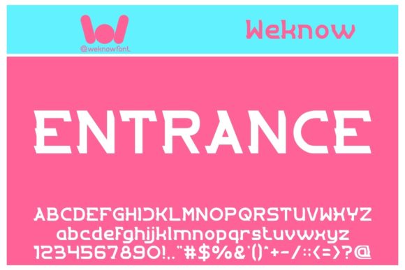 Entrance Font for Bold Campaigns