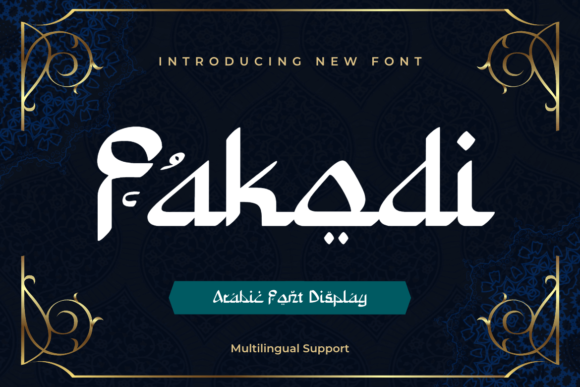 Fakodi: A Bold Display Font for Creative Projects
