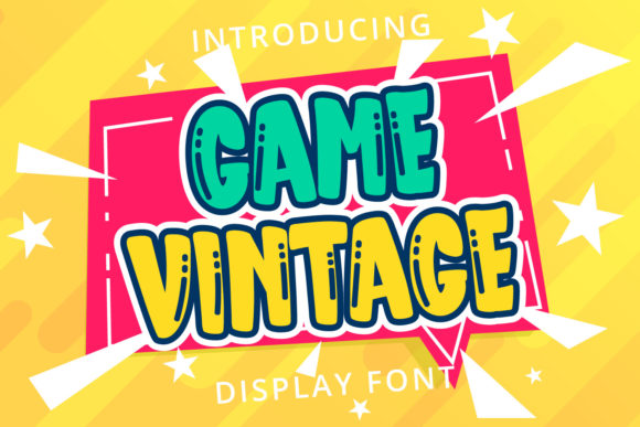 Game Vintage Font for Business Branding