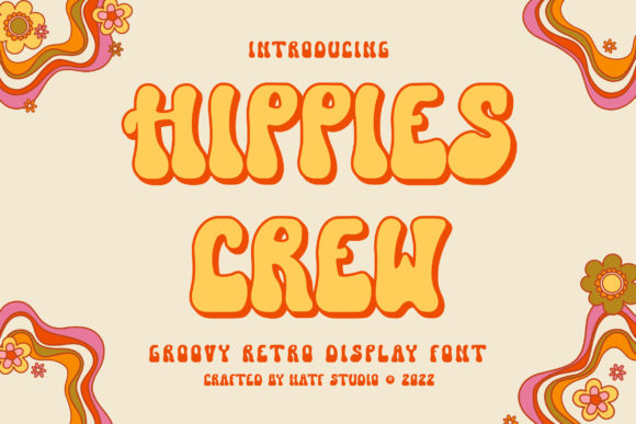 Hippies Crew Font for Web Design
