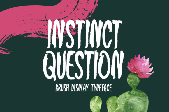 Instinct Question Font for Bold Branding