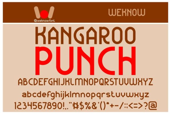 Kangaroo Punch Font for Bold Web Design