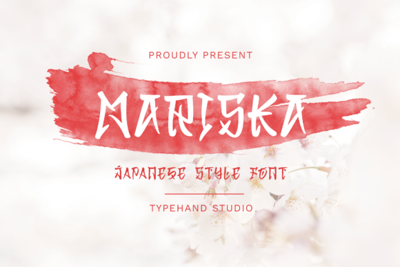 Mariska: A Japanese Display Font