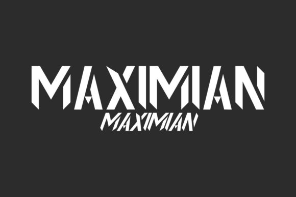 Maximian Font for Creative Makers