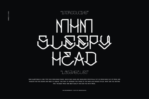 Sleepy Head Font for Creative Projects