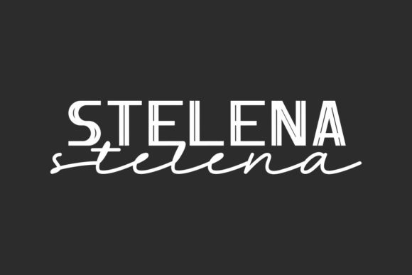 Stelena Font for Editorial Design