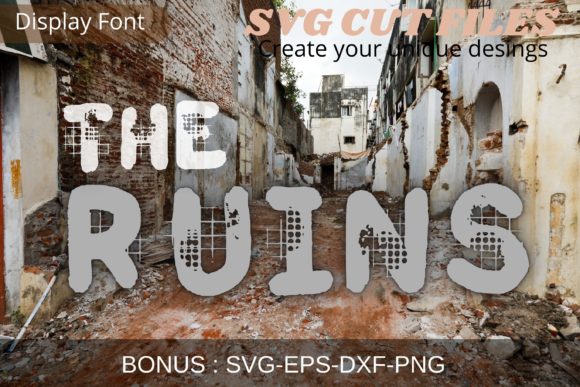 The Ruins Font: A Spooky Touch for Editorial Design