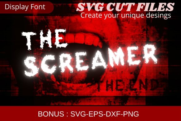 The Screamer Font for Bold Editorial Design