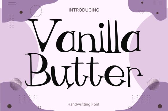 Vanilla Butter Font for Elegant Design